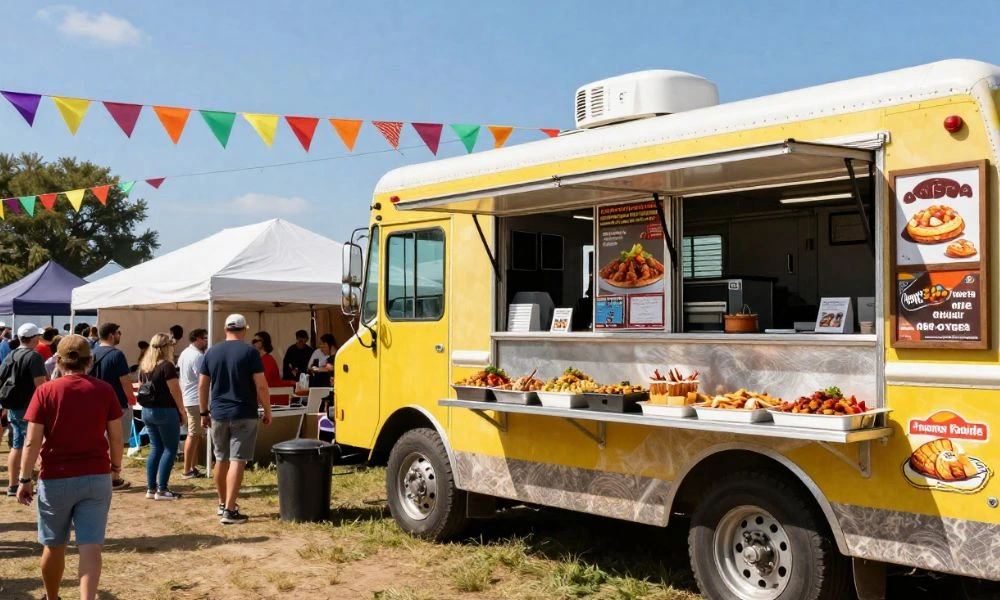 Food truck festival catering