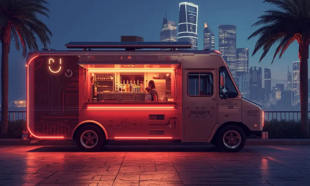 Event spaces for food trucks