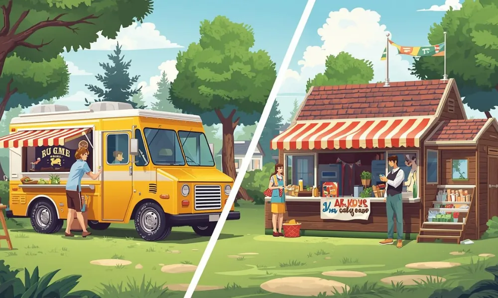 Food truck vs traditional catering