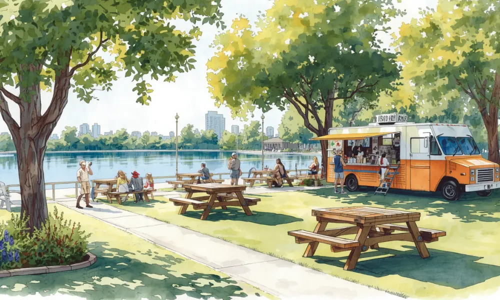 Food truck party tips for lake park residents