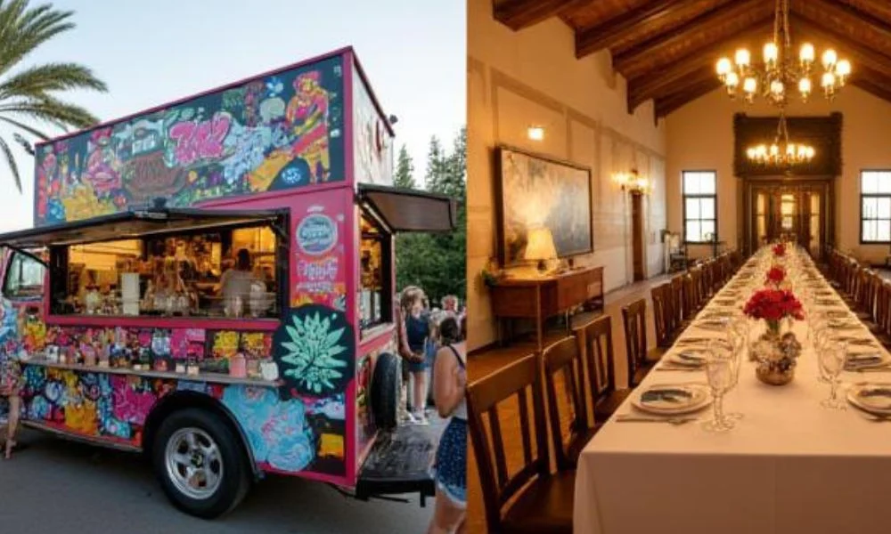 Food truck vs traditional catering